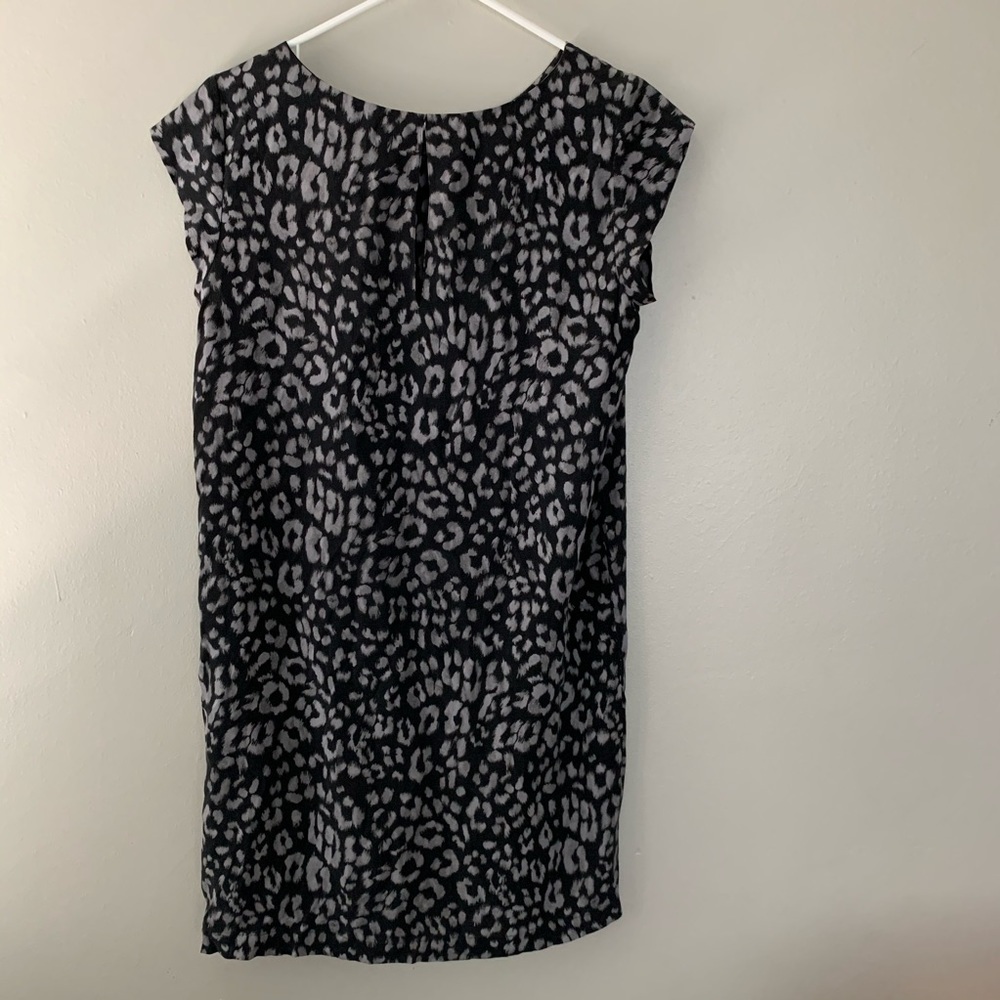 Joie Weaver Silk Black Leopard Dress - Picture 2 of 8
